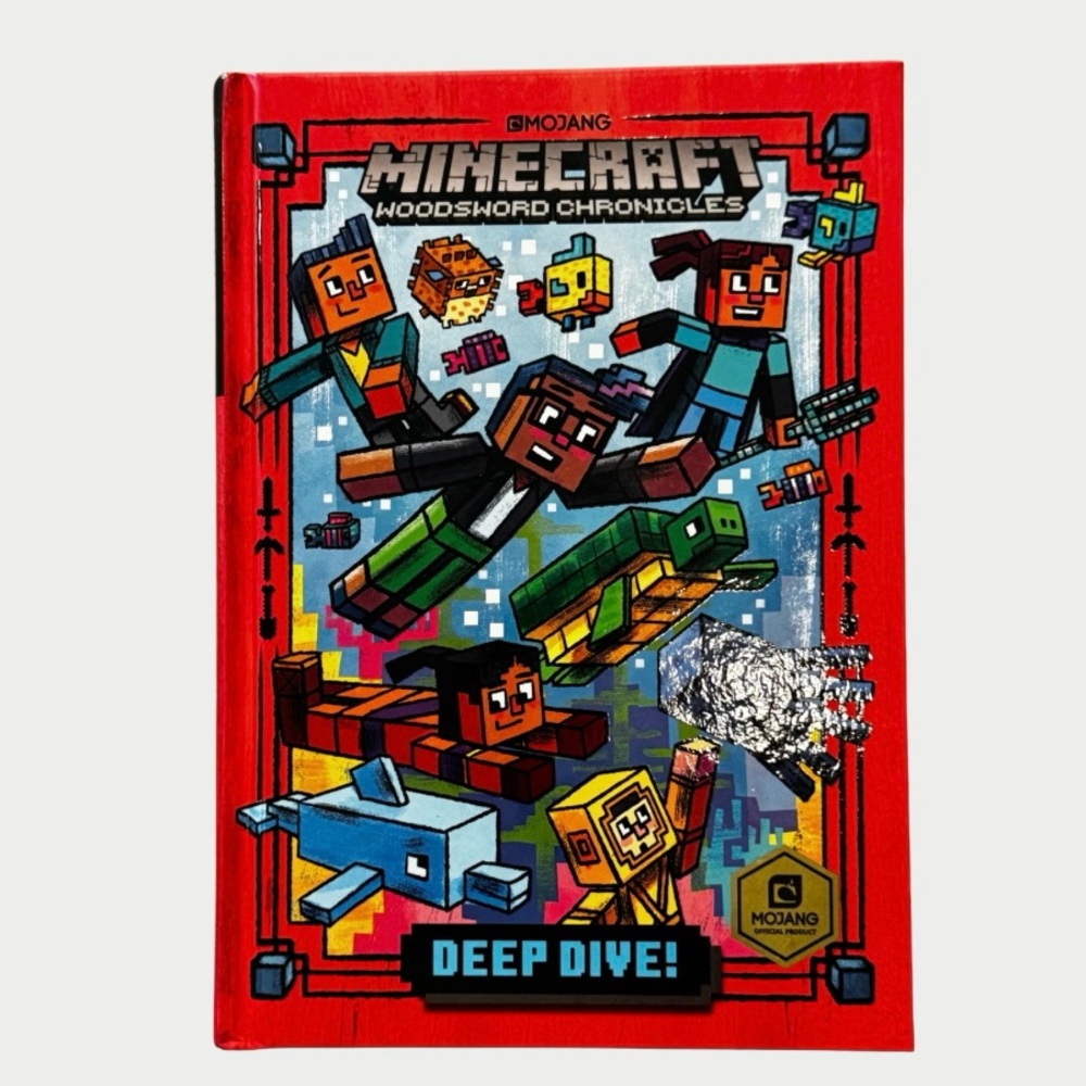 Minecraft Woodsword Chronicles: Deep Dive! Hard Cover Book